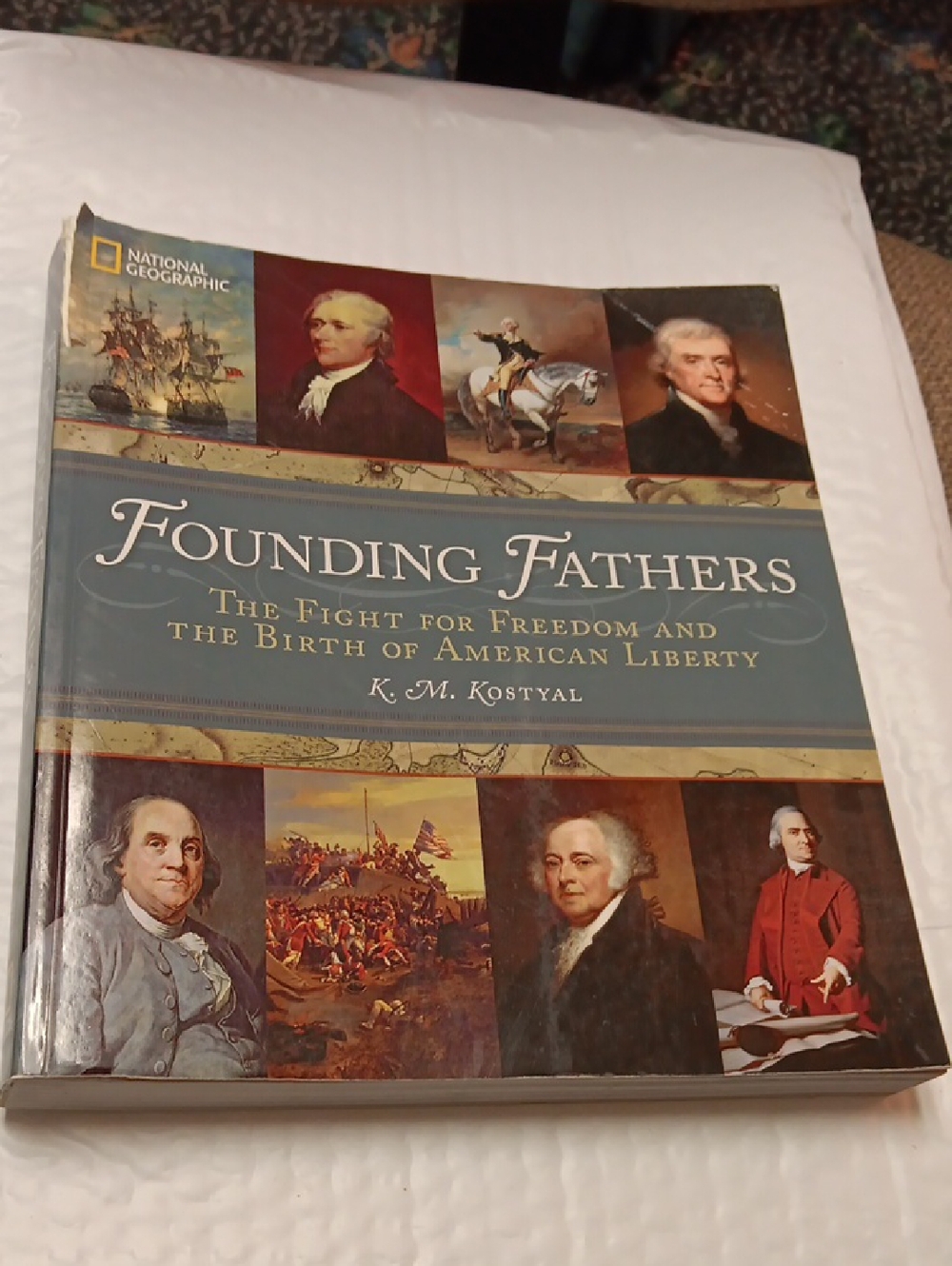 National Geographic Founding Fathers Softcover - Blue & Brown Cover